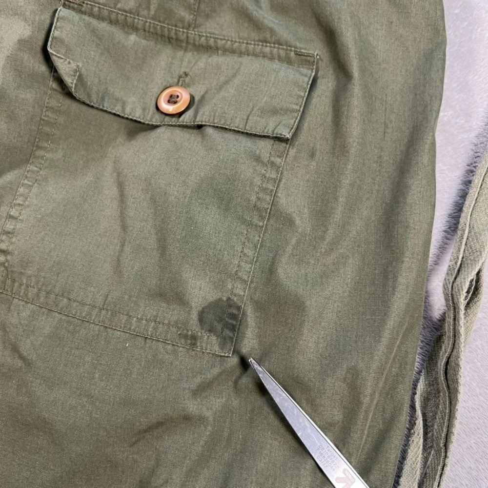 Vintage 90s UFO Parachute Cargo Pants Men's Size XL Green Baggy Rave Grunge Y2K - Picture 6 of 16